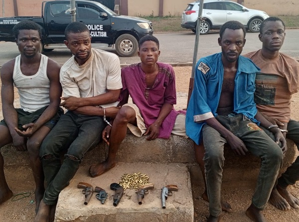 Police nab six cultists with guns, bullets in Osun
