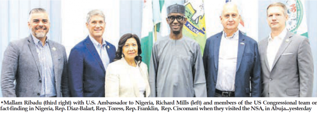 Ribadu in talks with U.S. fact-finding Congressional delegation