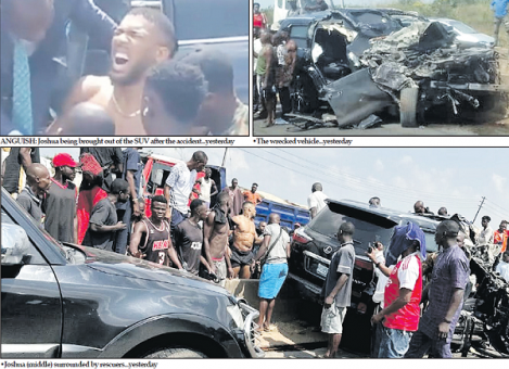 Boxing icon Anthony Joshua stable after fatal car crash