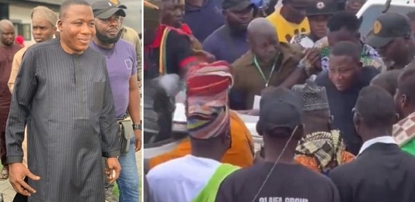 Sunday Igboho returns to Nigeria today as supporters storm Ibadan residence  
