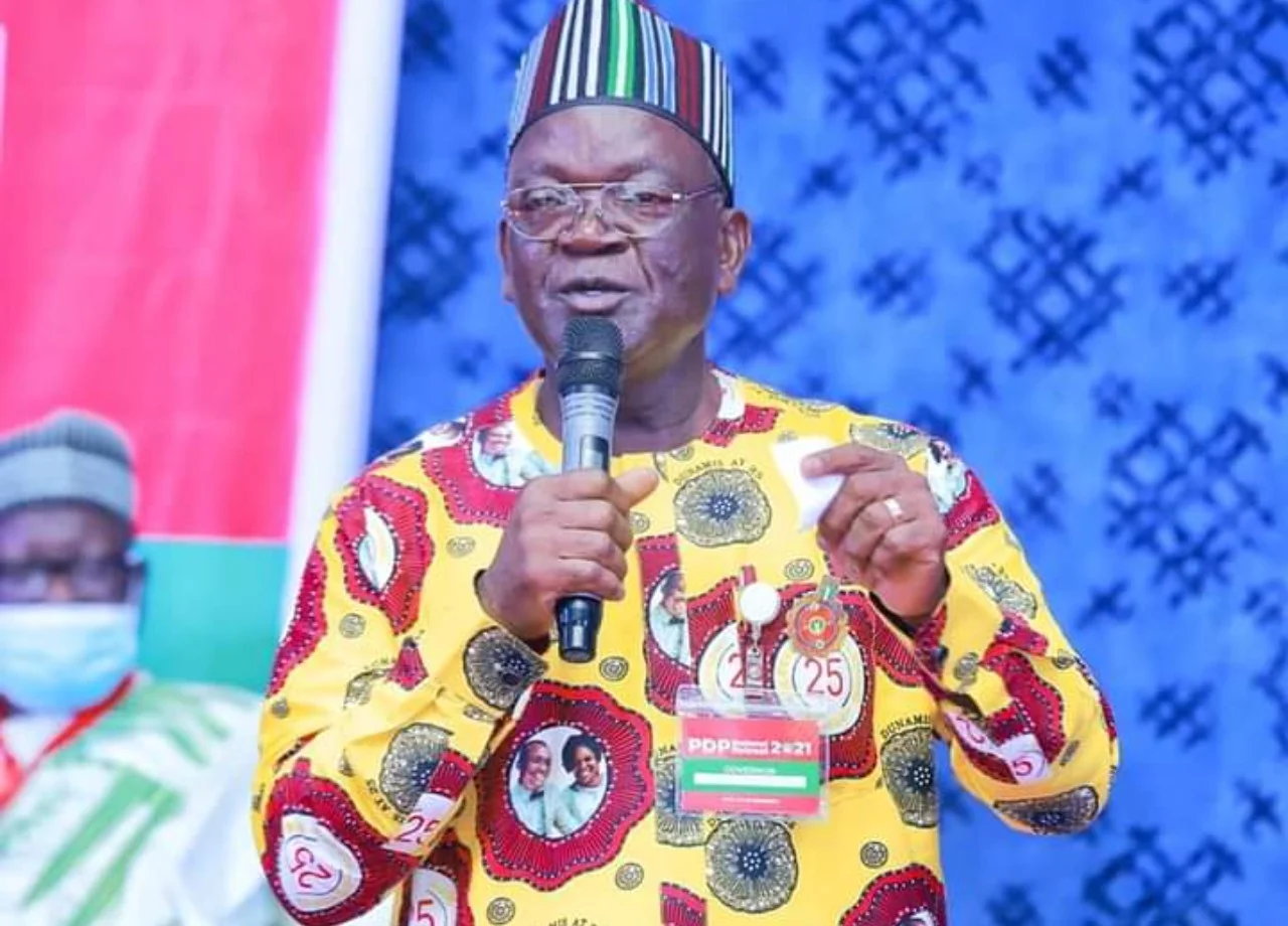 Governor Ortom congratulates Prelate-elect, Oliver Abah