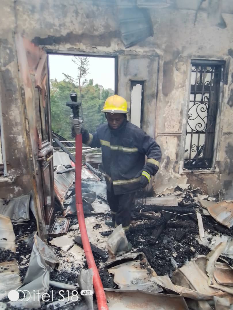 FCT Minister Of Stateâ€™s Residence On Fire