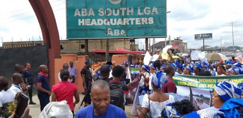 Aba women draw battle line with Gov. Ikpeazu over bad roads, others