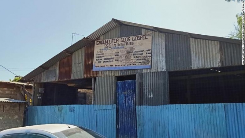 A Kenyan pastor fatally stabbed his wife in church and then killed himself on the pulpit, police say