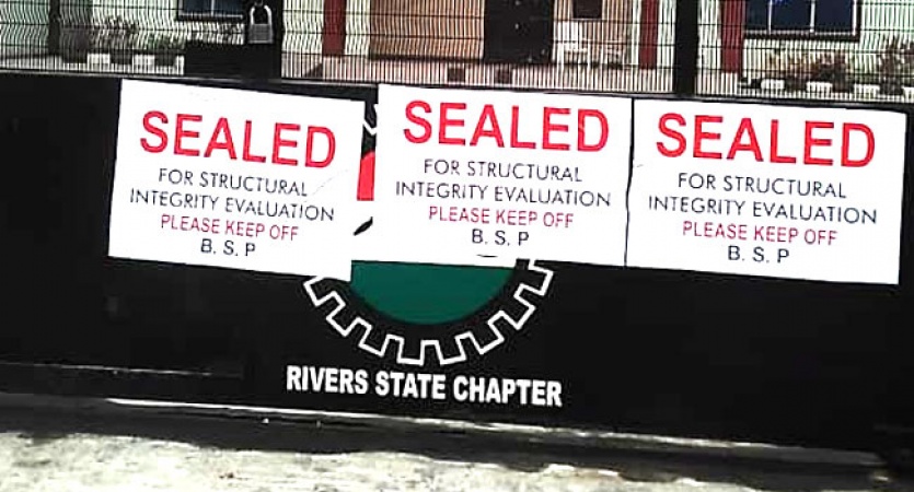 Rivers Govt Seals NLC Secretariat