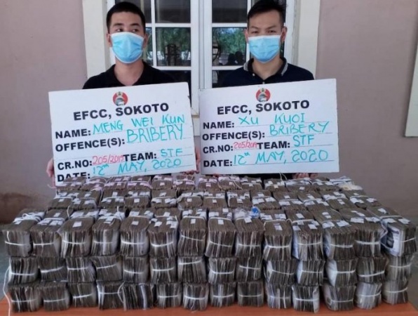 Two Chinese Arrested for Offering N100m Bribe to EFCC Officer
