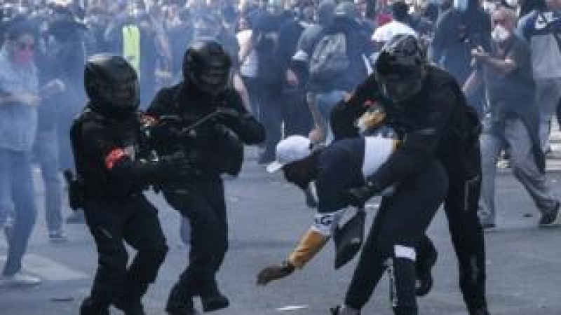 French police clash with anti-racism activists in Paris