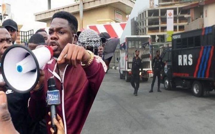 BREAKING: Police arrest Mr Macaroni at Lekki tollgate