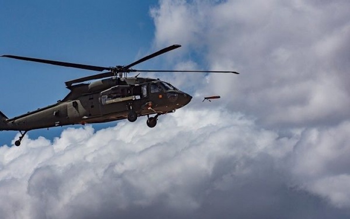 Helicopters dropping weapons, food for bandits