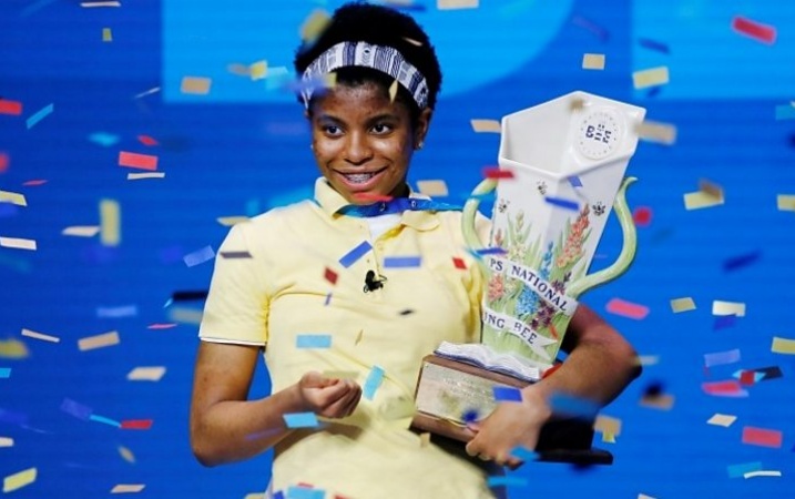 Zaila Avant-garde: Teenager makes history at US spelling bee