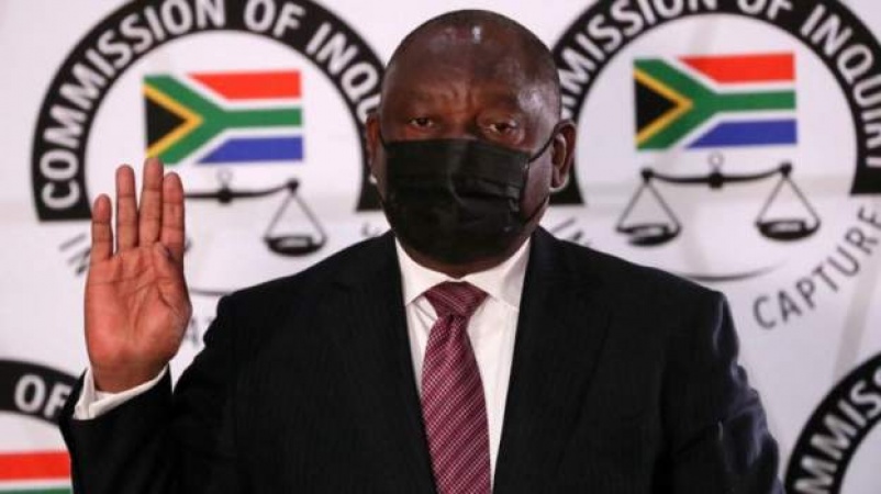 SA president defends record at corruption inquiry