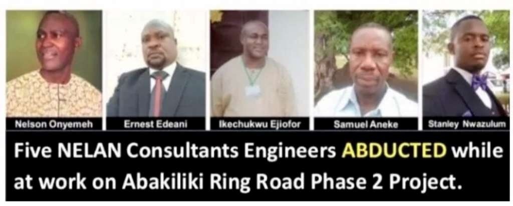Abducted Ebonyi Engineers feared dead; Intersociety alleges State Government complicity, cover-up