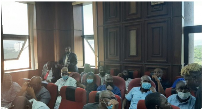 Suspects linked to Odili home invasion arrive court for arraignment