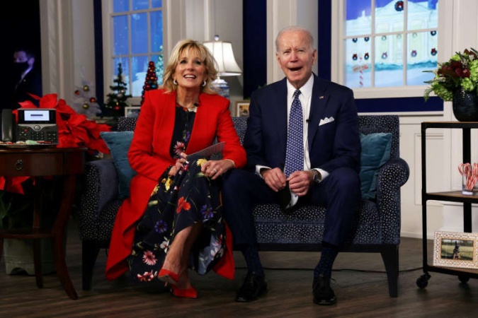 'Let's Go Brandon': Caller taunts Biden during White House Christmas event