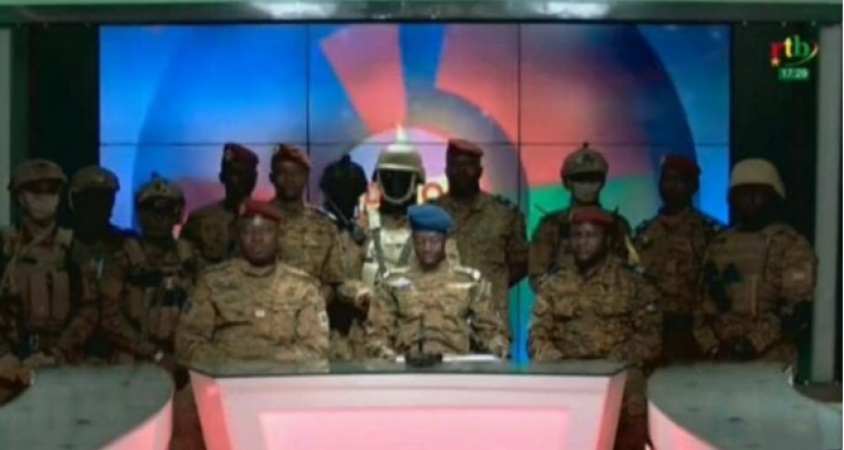 Burkina Fasoâ€™s military announces takeover on live TV, suspends constitution