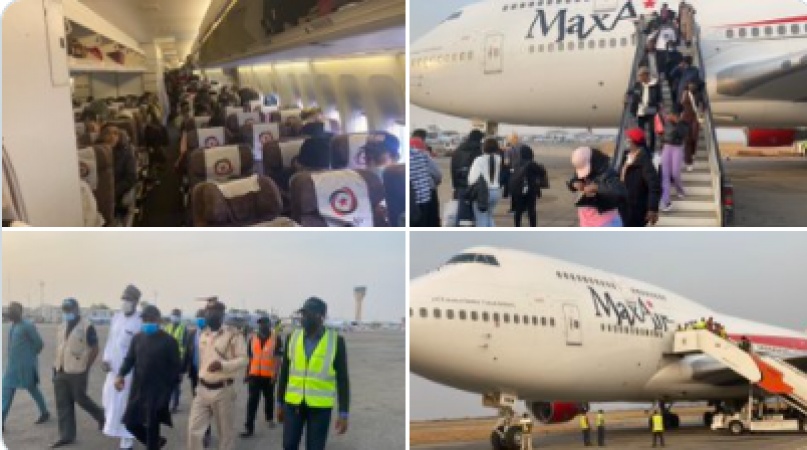 First group of Nigerians arrives home from Ukraine war