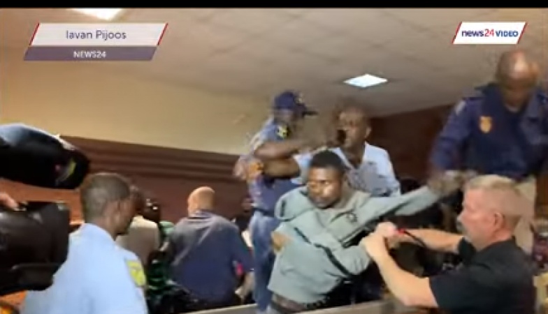 Father confronts daughter's alleged killer in SA court