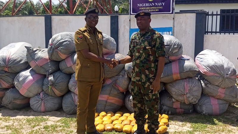 Navy intercepts N35m worth of cannabis in Badagry