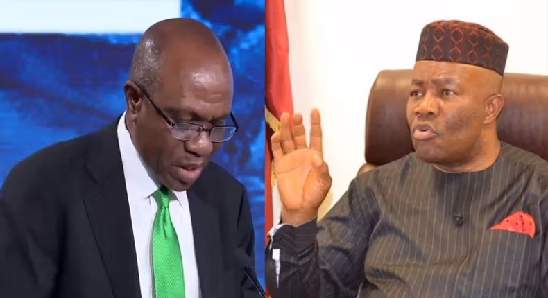 Emefiele demands â‚¦25 billion damages from Akpabio for defamatory remark