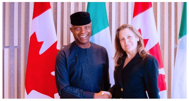 Nigeria, Canada Can Do Much More Together â€“ Osinbajo