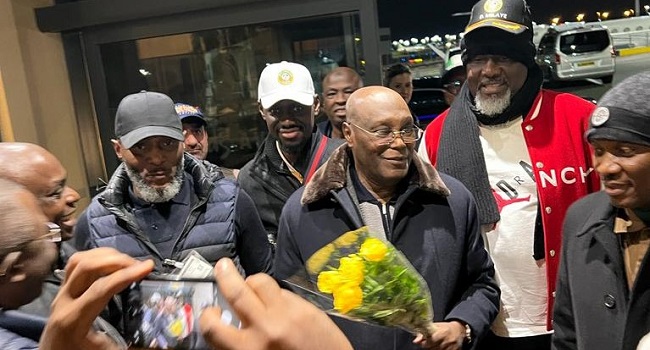 Atiku Arrives In London To Honour UK Govtâ€™s Invitation