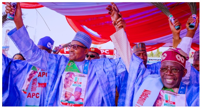 â€˜I Will Continue To Campaign For Tinubuâ€™, Buhari Says At Nasarawa Rally