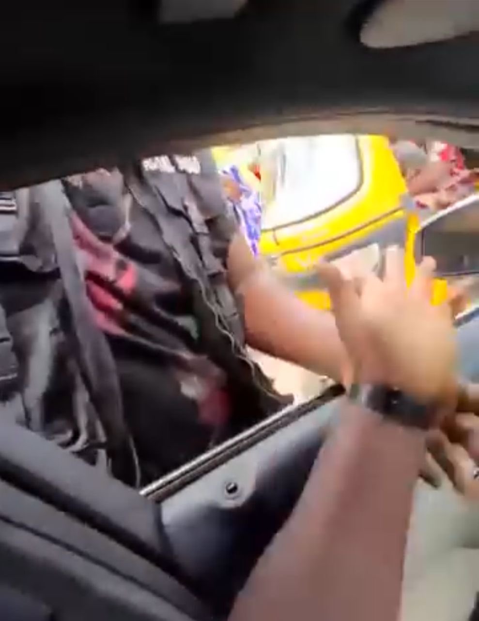 Police promise to discipline officers seen ‘assaulting motorist’ in viral video 