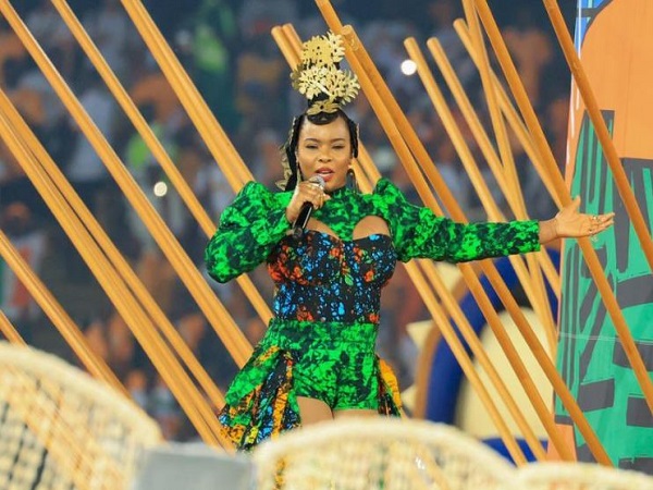 Nigeria’s Yemi Alade performs at AFCON opening ceremony