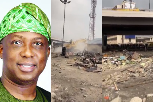 Lagos begins clean-up of Obalende under-bridge