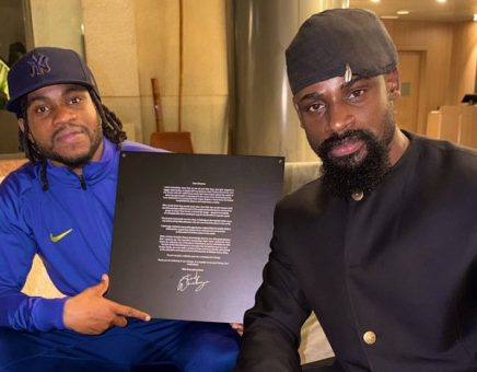 Onakoya gifts chessboard to Lookman, hails Super Eagles star as Africa’s best