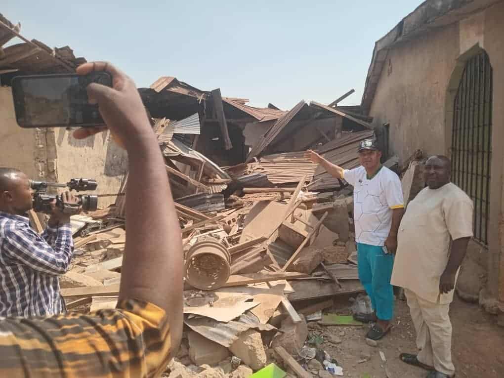 Explosion rocks Kwara, five wounded, four buildings damaged