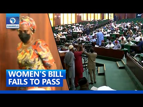 ‘Special Seats For Women’ Bill Fails To Pass In NASS