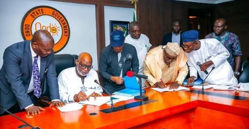 Akeredolu signs 2020 Appropriation Bill