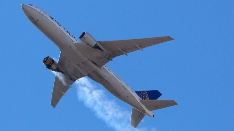 US plane scatters engine debris over Denver homes