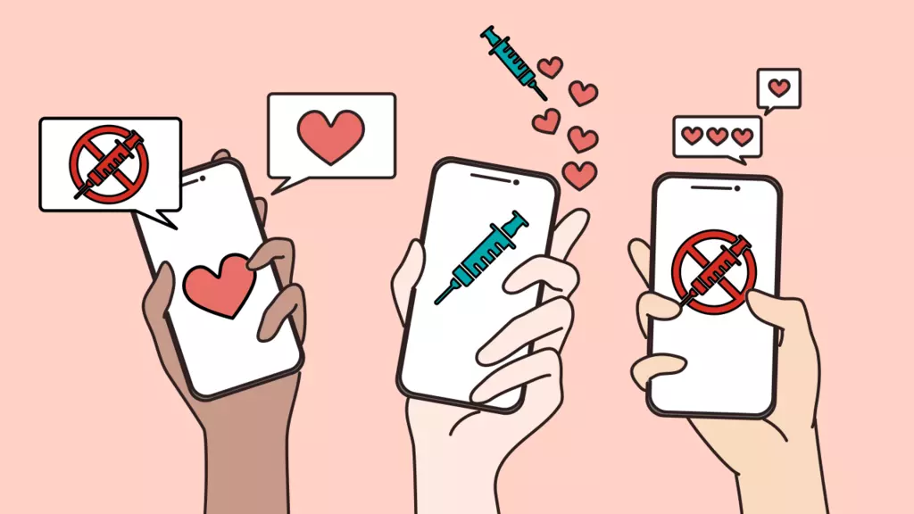 'Swipe left for unvaxxed’: Vaccine status complicates the scene on dating apps